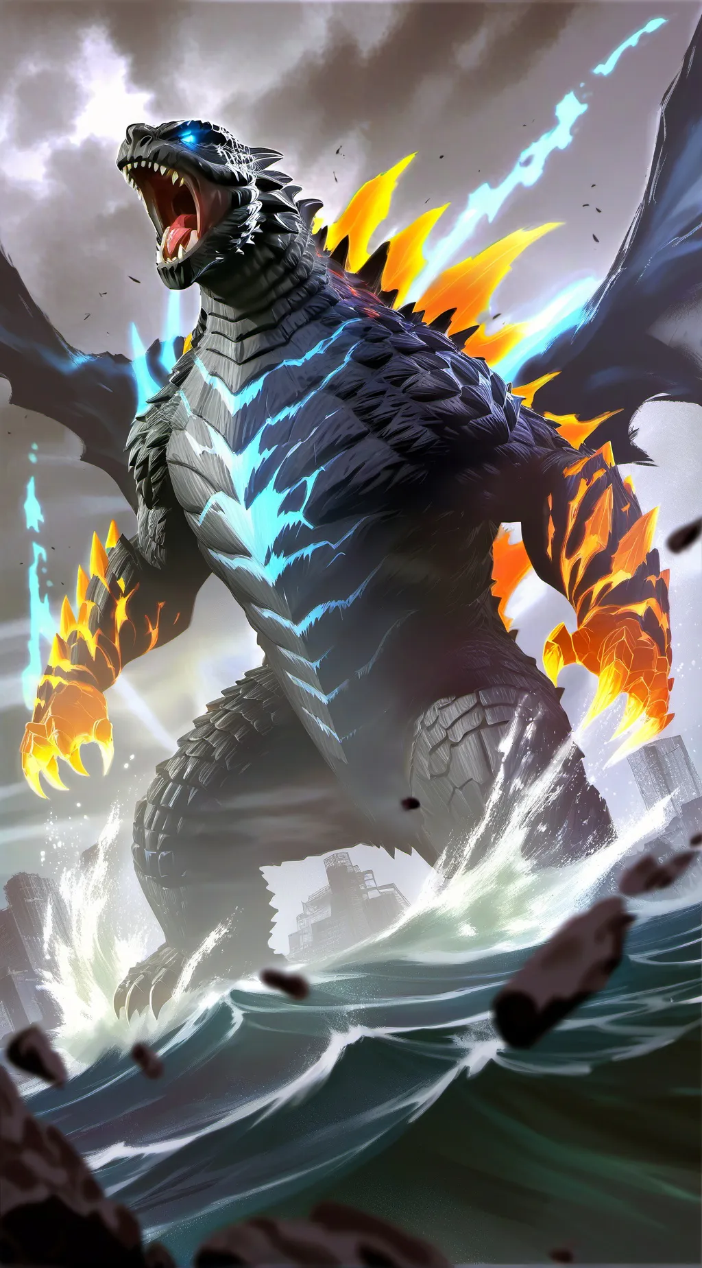 ai character: Titans Reborn background