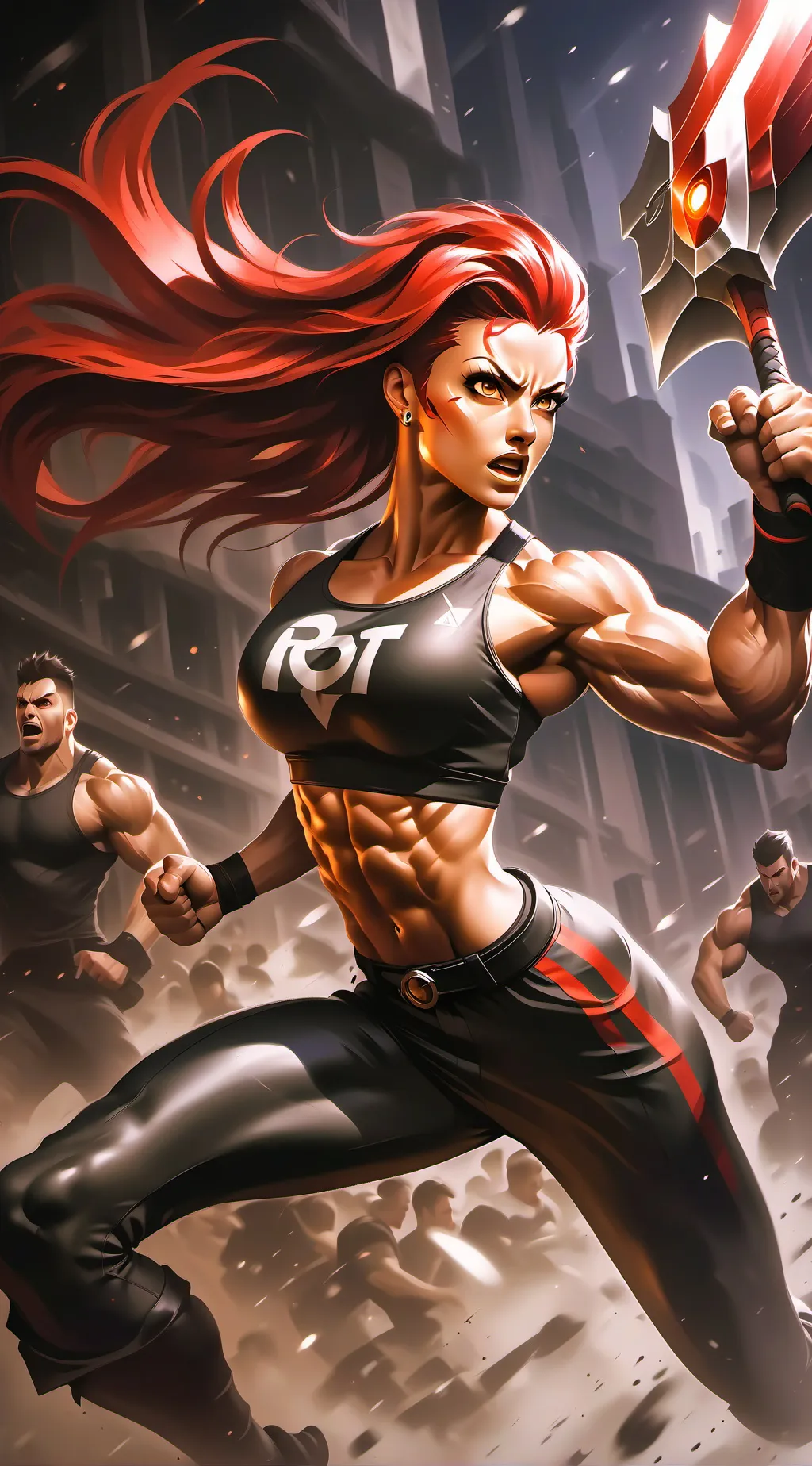 ai character: Rota the Berserker background