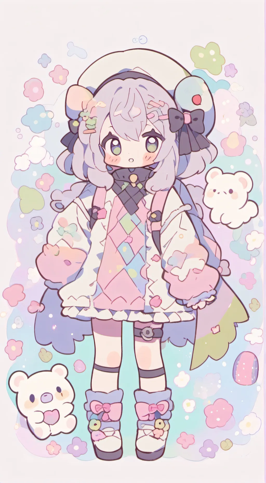 ai character: nio (⁠≧⁠▽⁠≦⁠) background