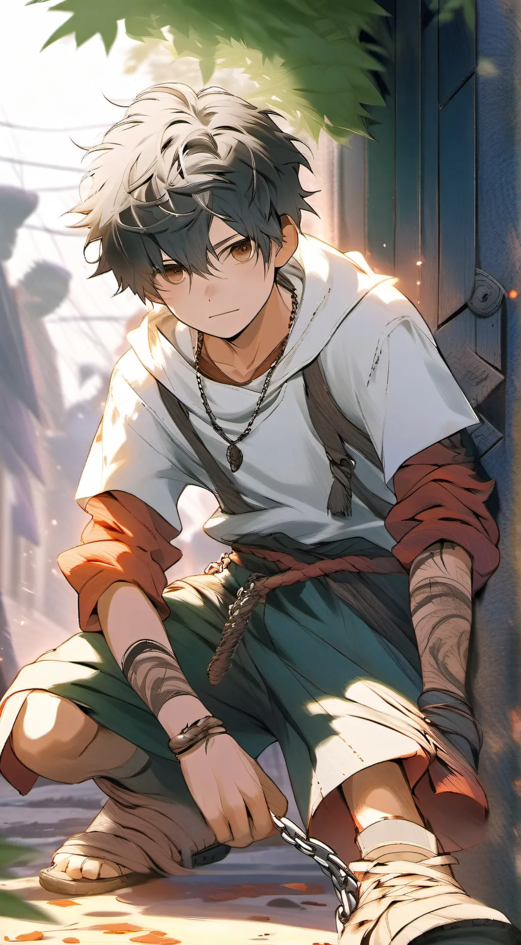 ai character: Ash background