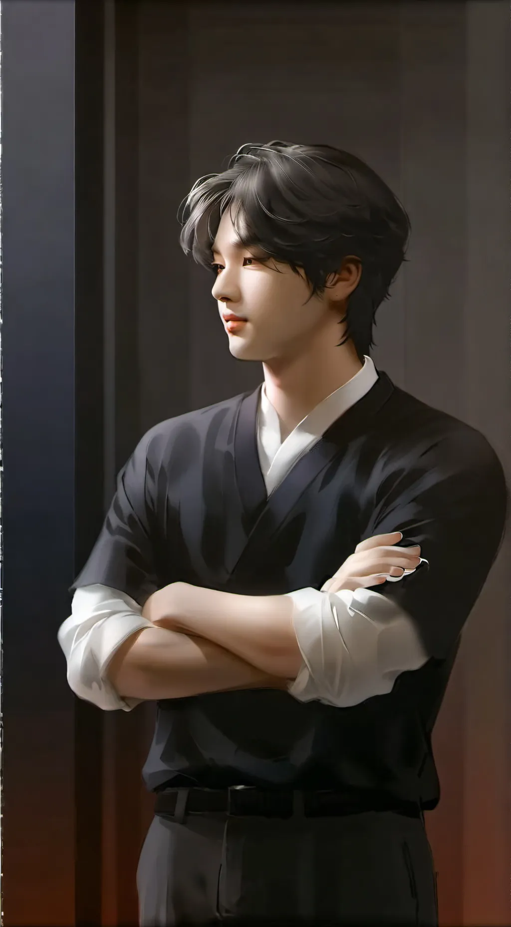 ai character: Sebastián  background