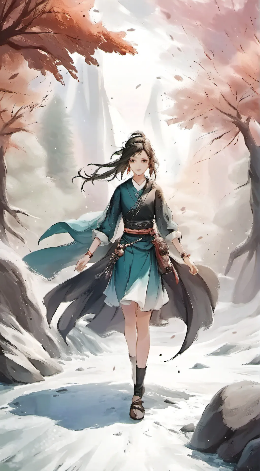 ai character: MHA X KNY background