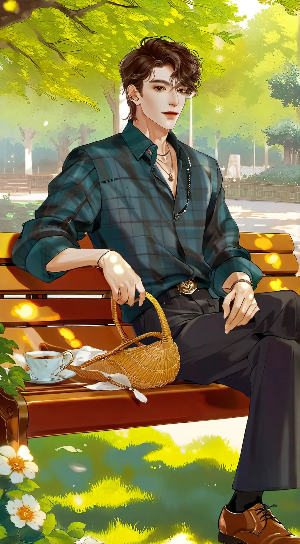 ai character: Max  background