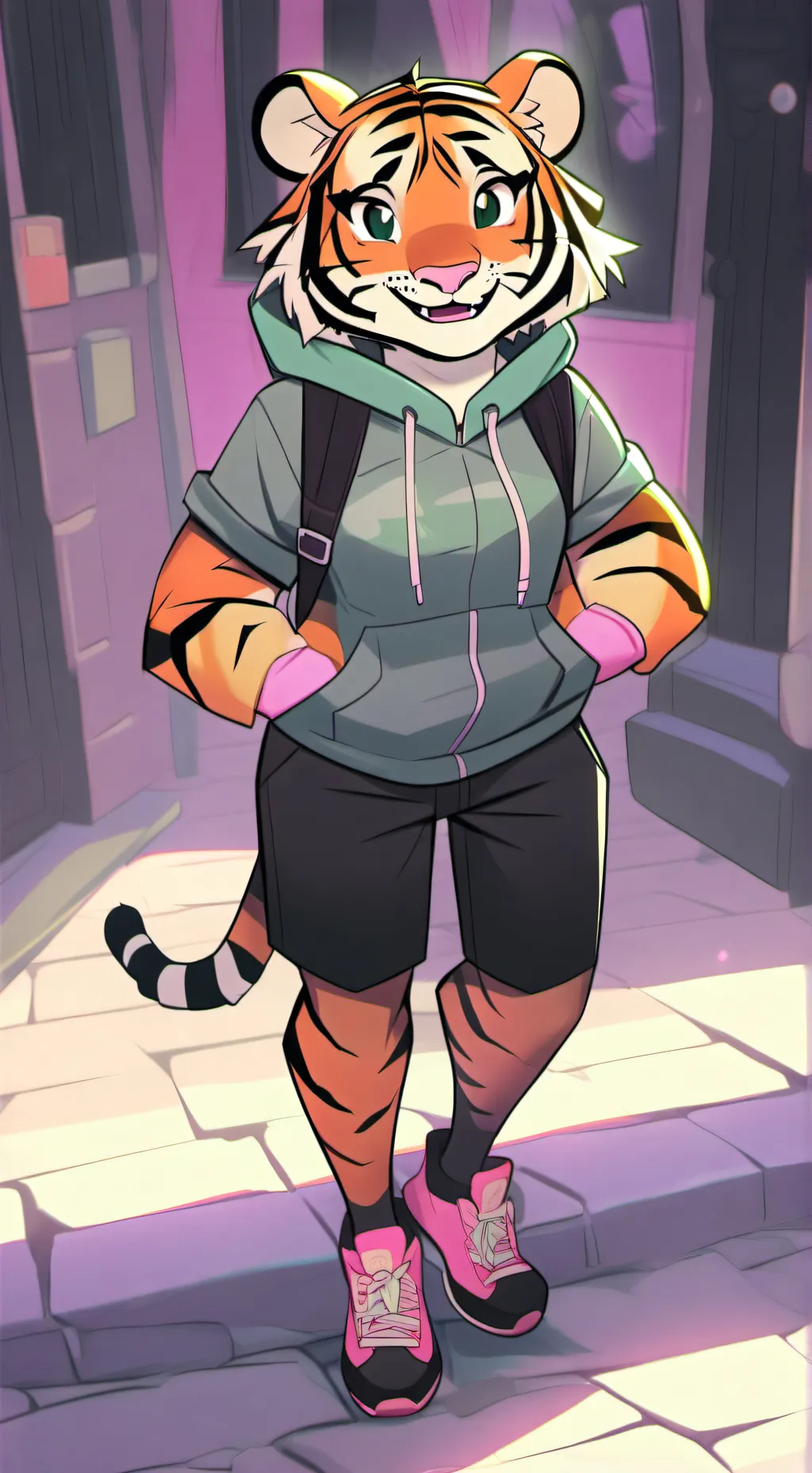 ai character: Aura background