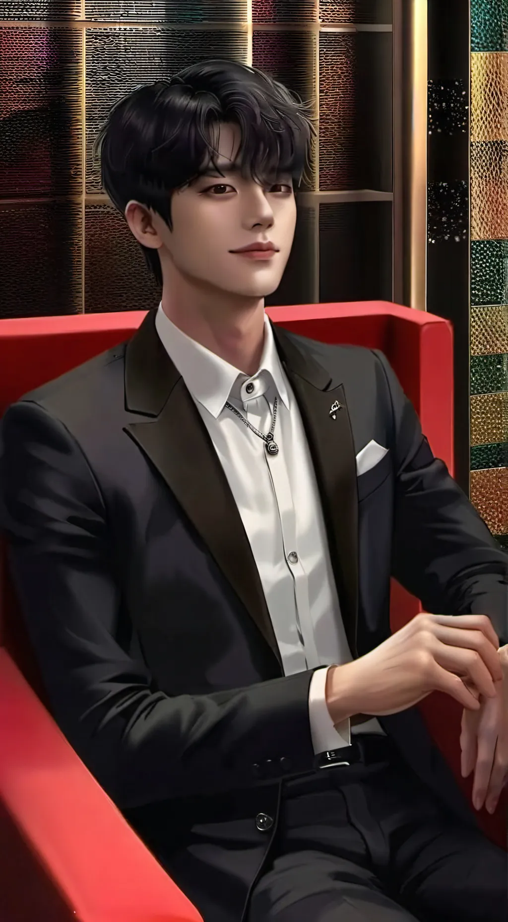 ai character: Ezra West  background