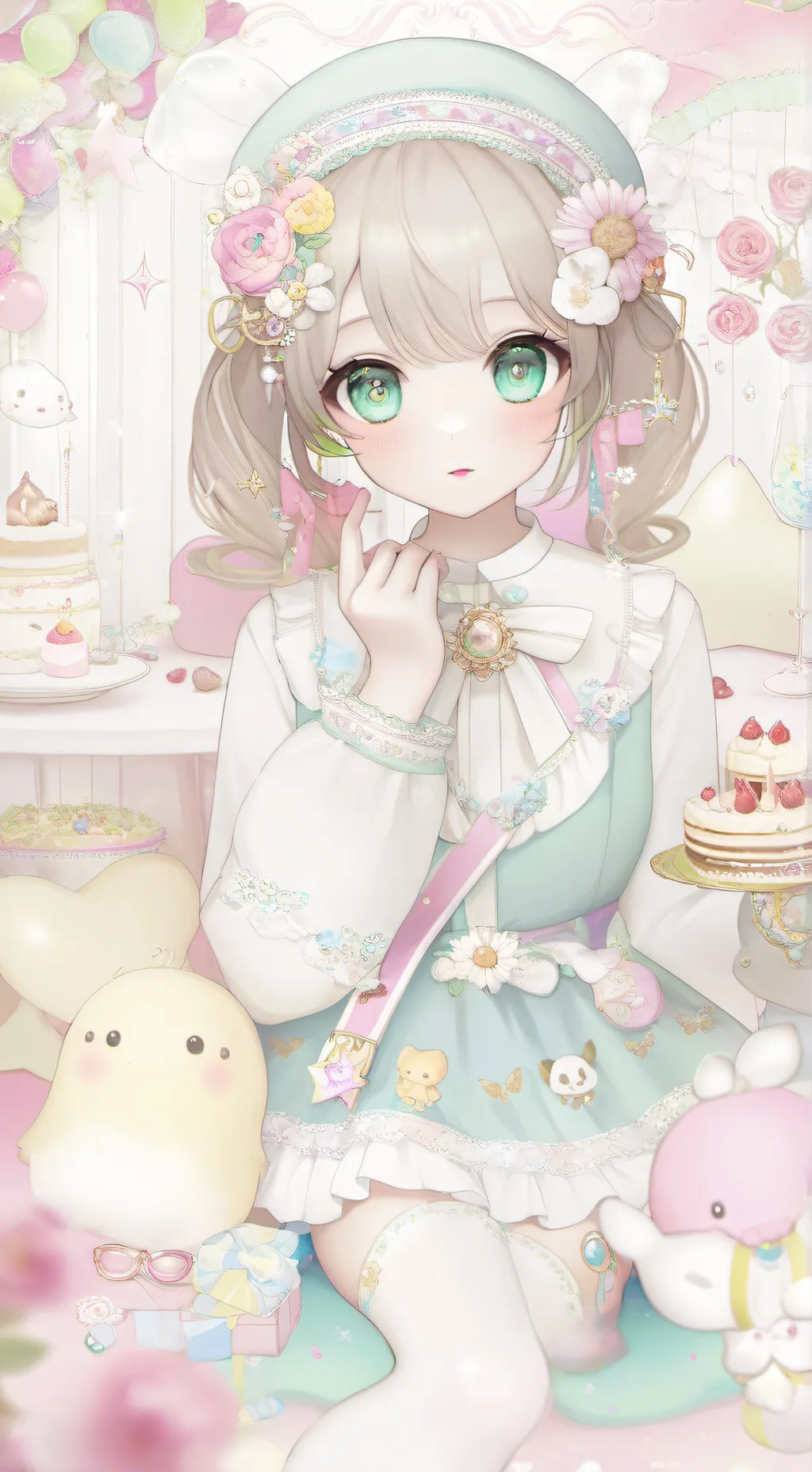 ai character: yuki❤️❤️ background