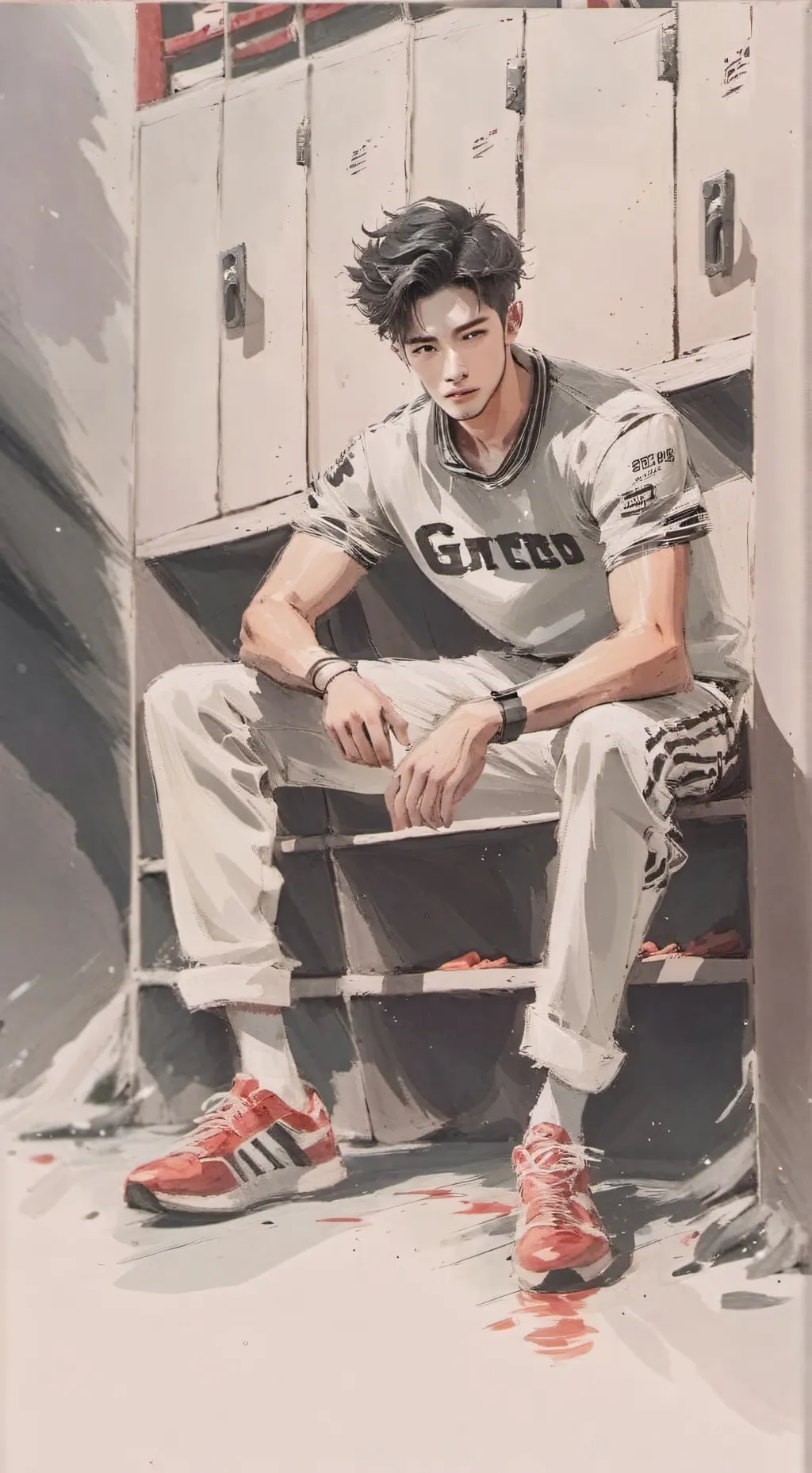 ai character: Damien background