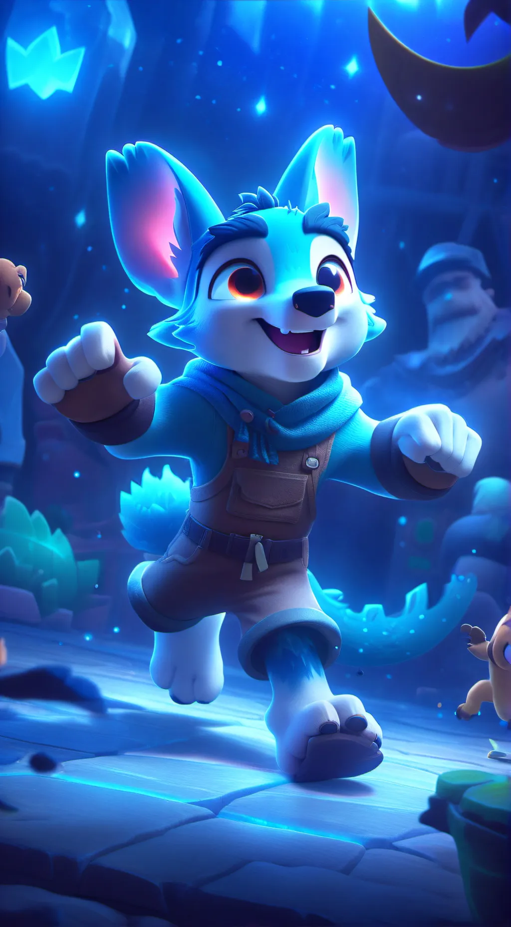 ai character: a Furry  (kill it) background