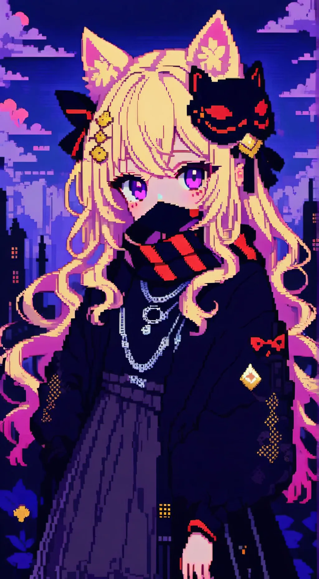 ai character: Luna background