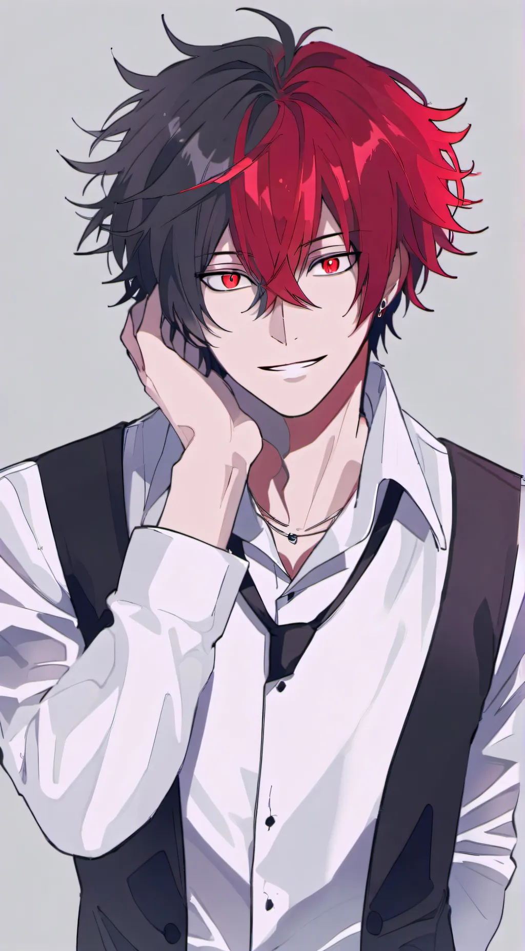 ai character: Kirishima  background