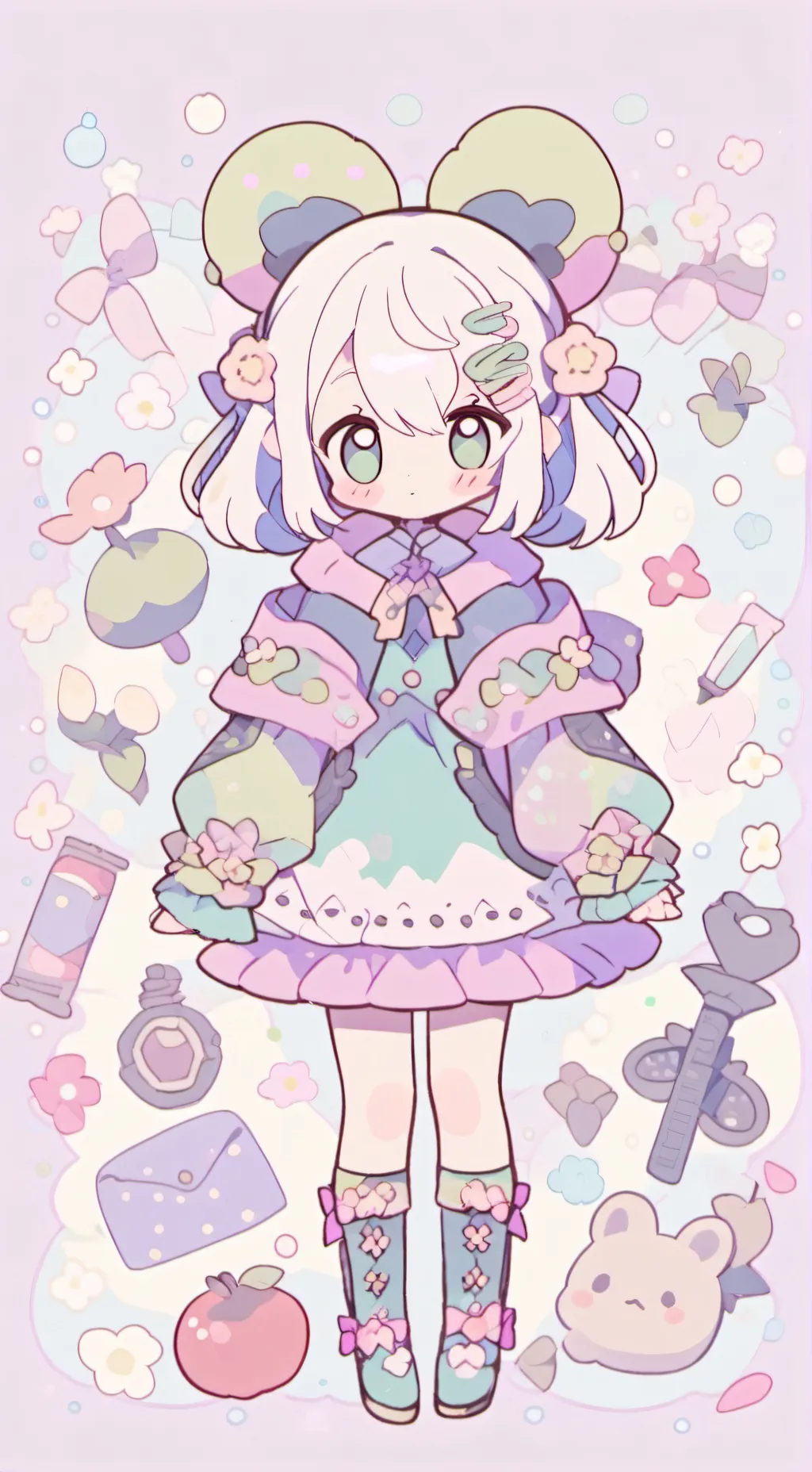 ai character: oren x raddy  background