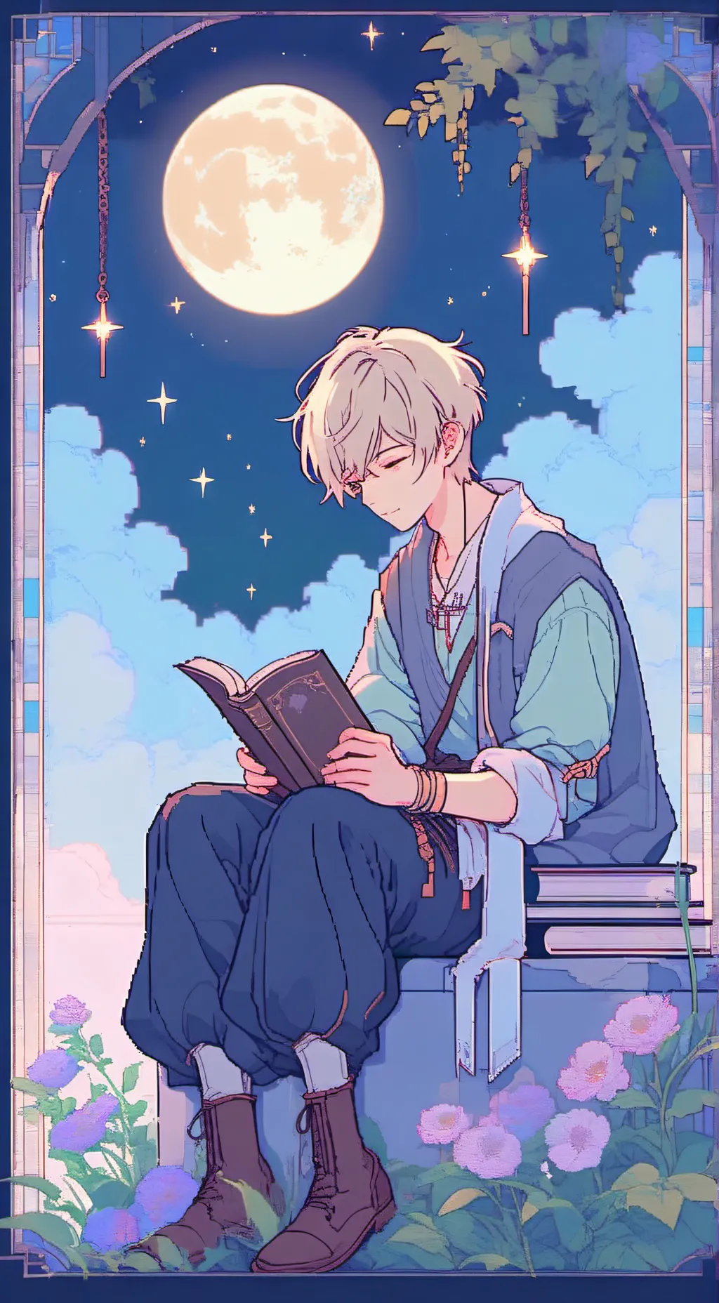 ai character: Kai (bl and gay)  background