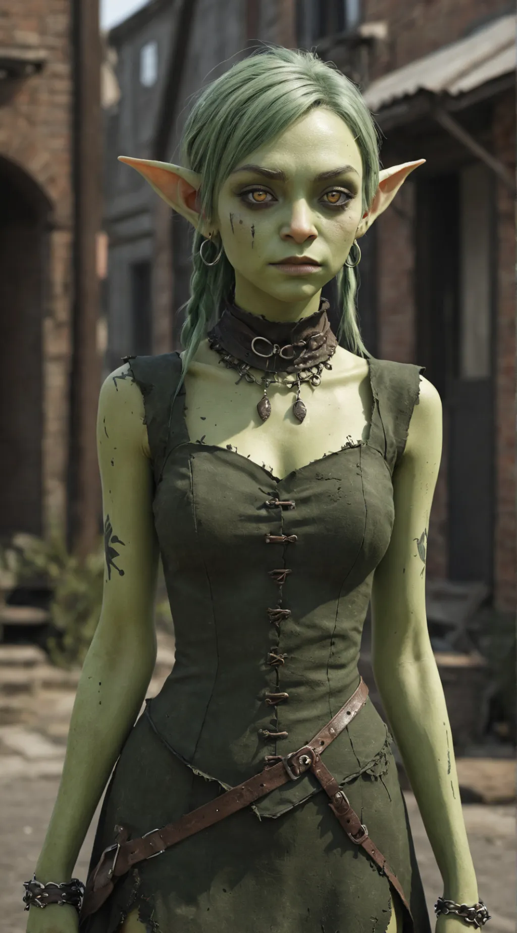 ai character: Grina background