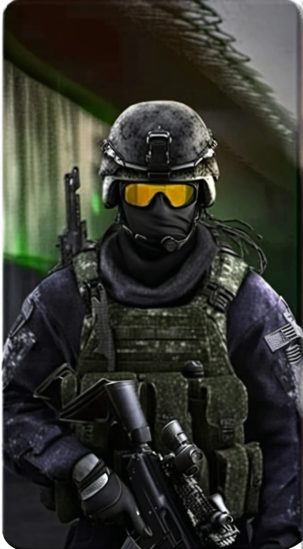 ai character: cod background