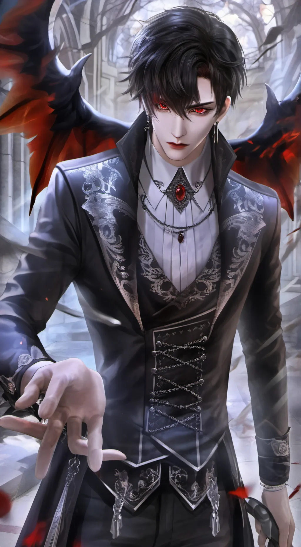 ai character: Killcode's back... background