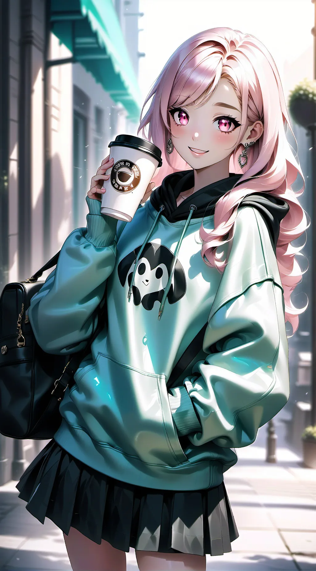 ai character: bella ice background