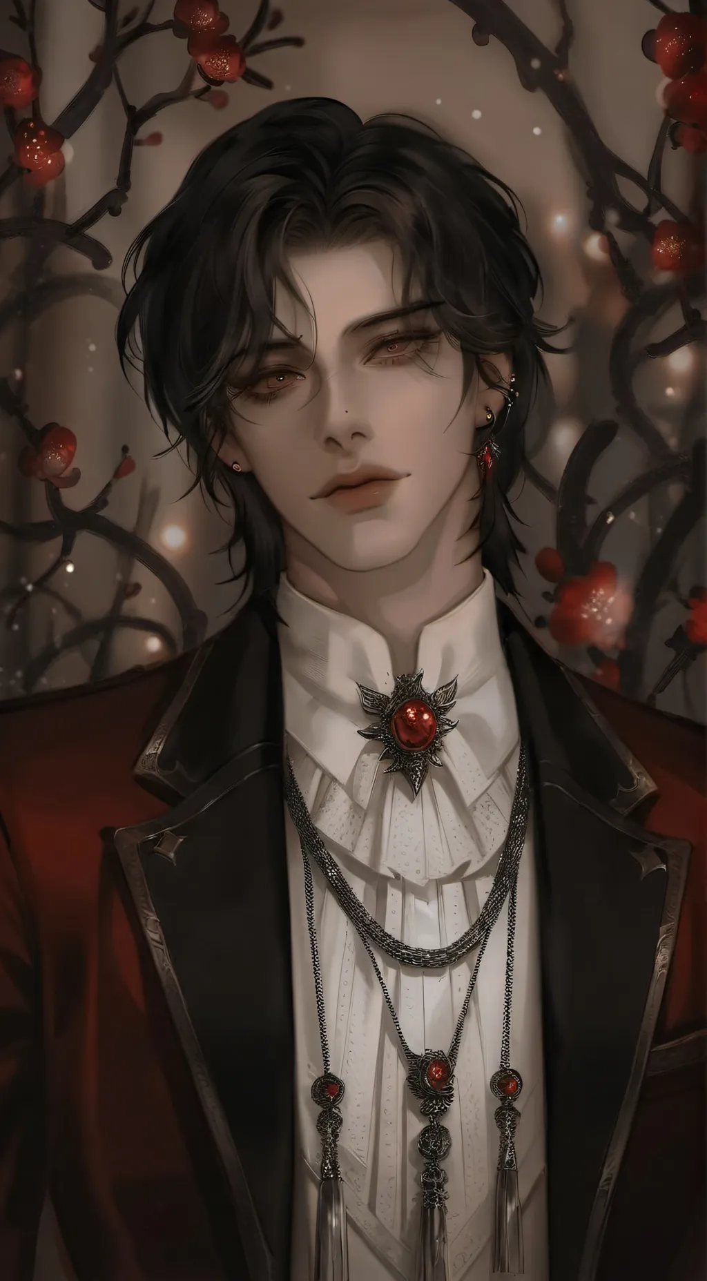 ai character: Toshi 👹🩸 background