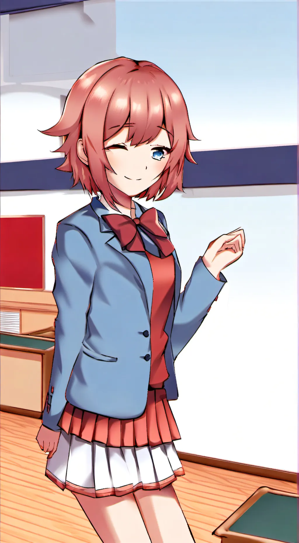 ai character: Sayori background