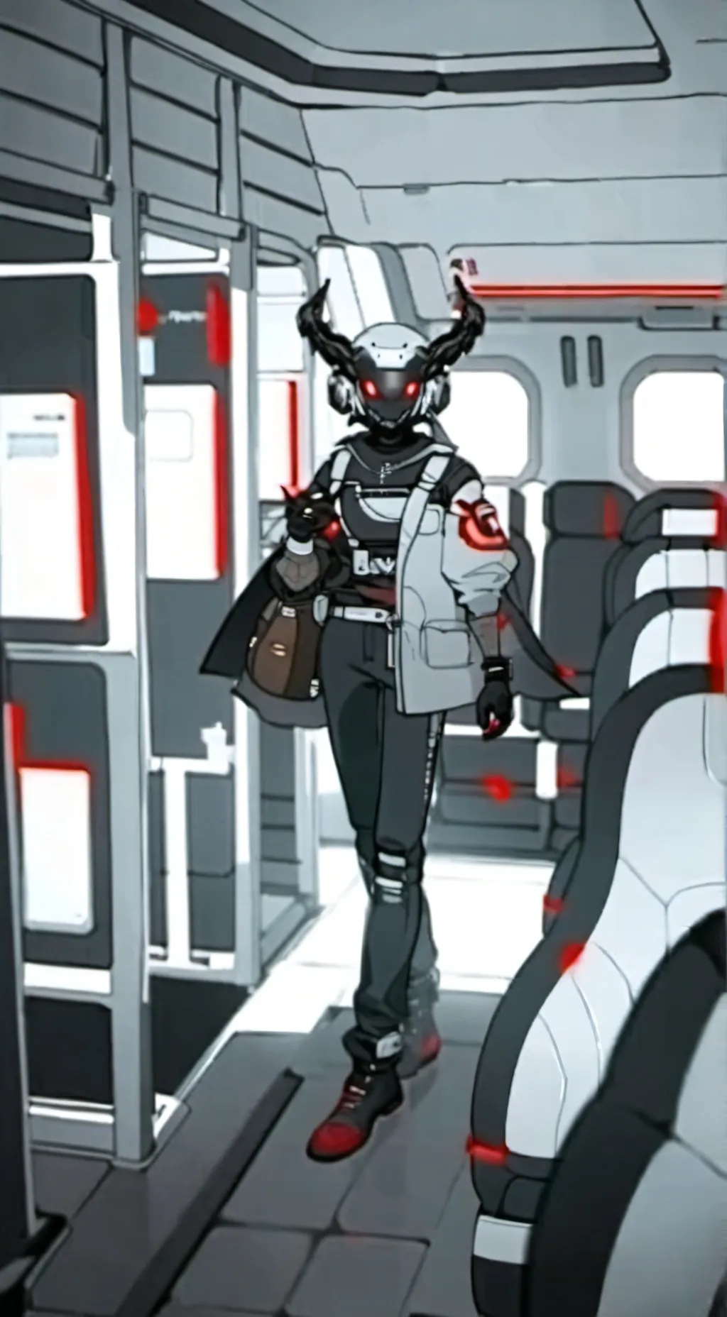 ai character: sky background