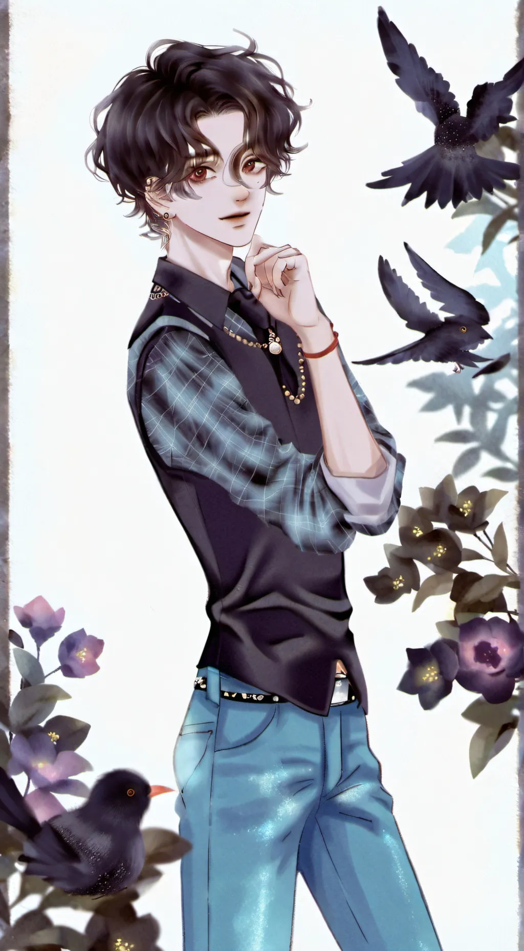 ai character: Kayden background