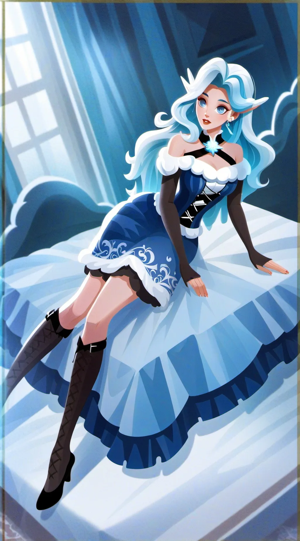 ai character: kny sleepover background