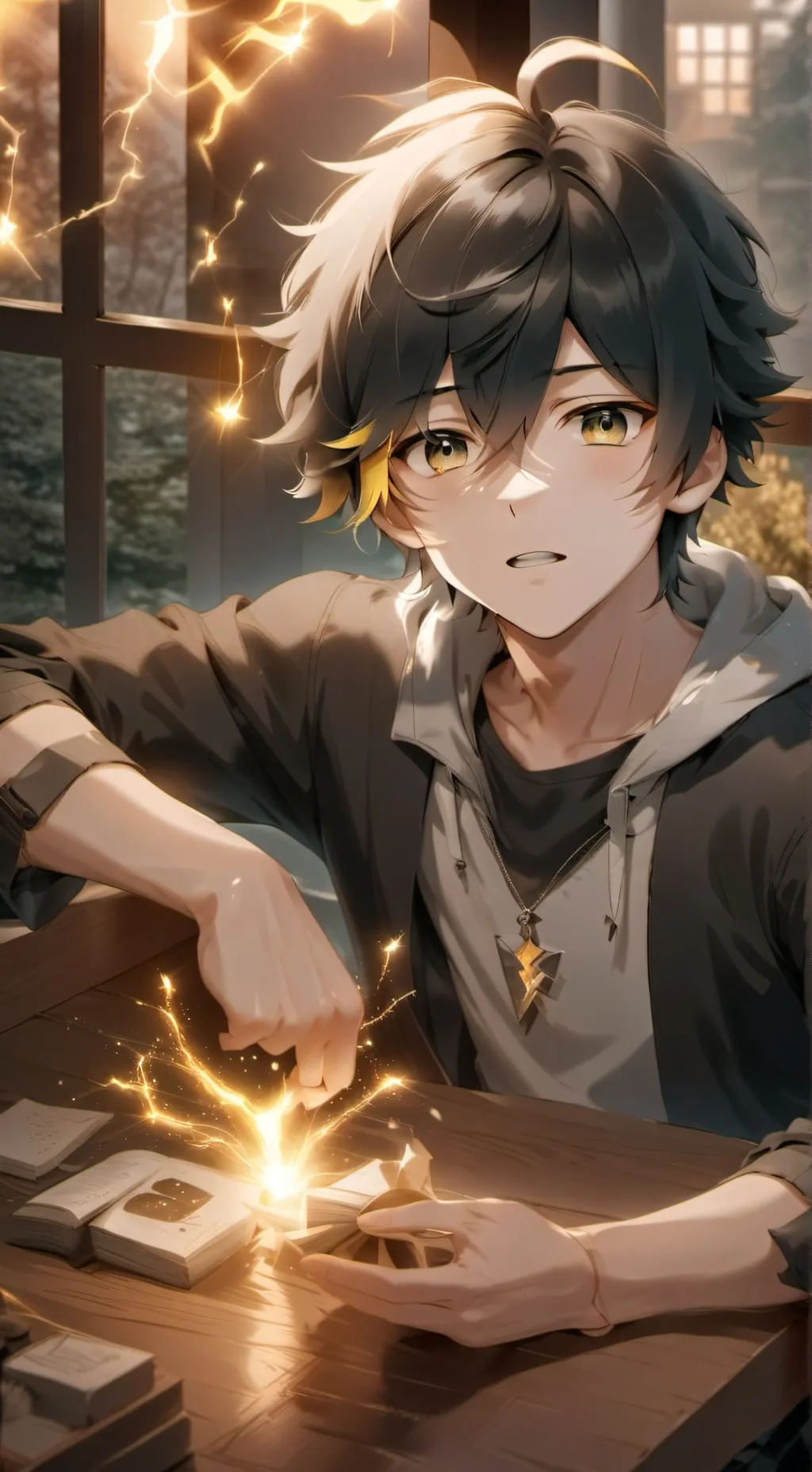 ai character: denki  background