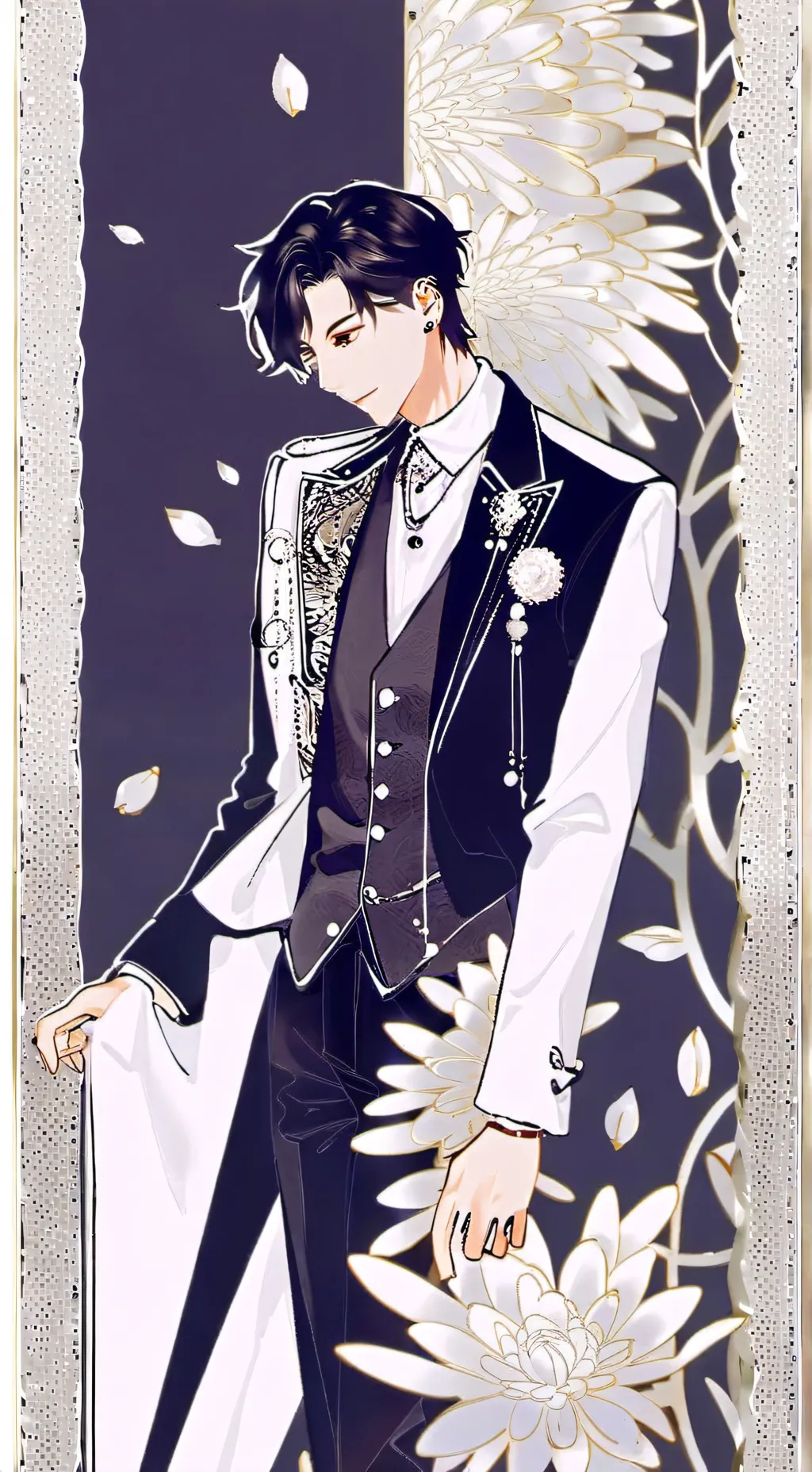 ai character: Leo 🏳️‍🌈🐺 background