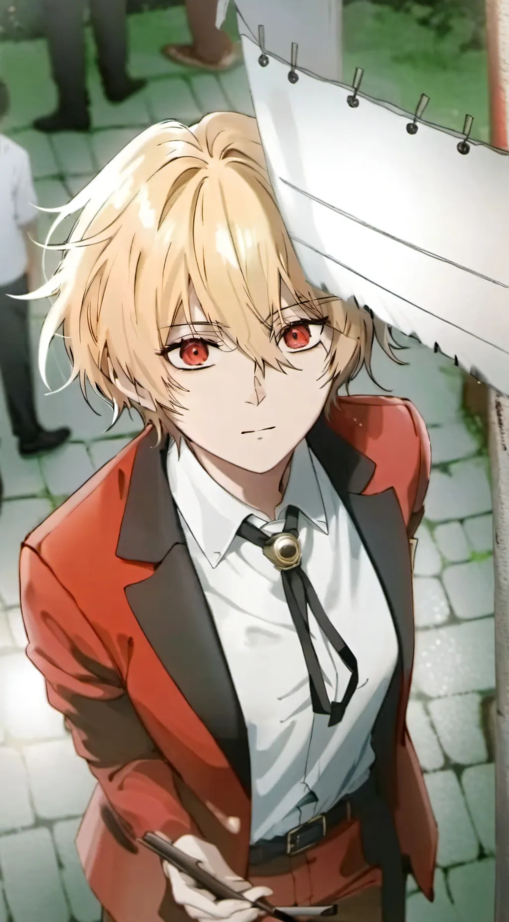 ai character: chainsaw man/♀️ background