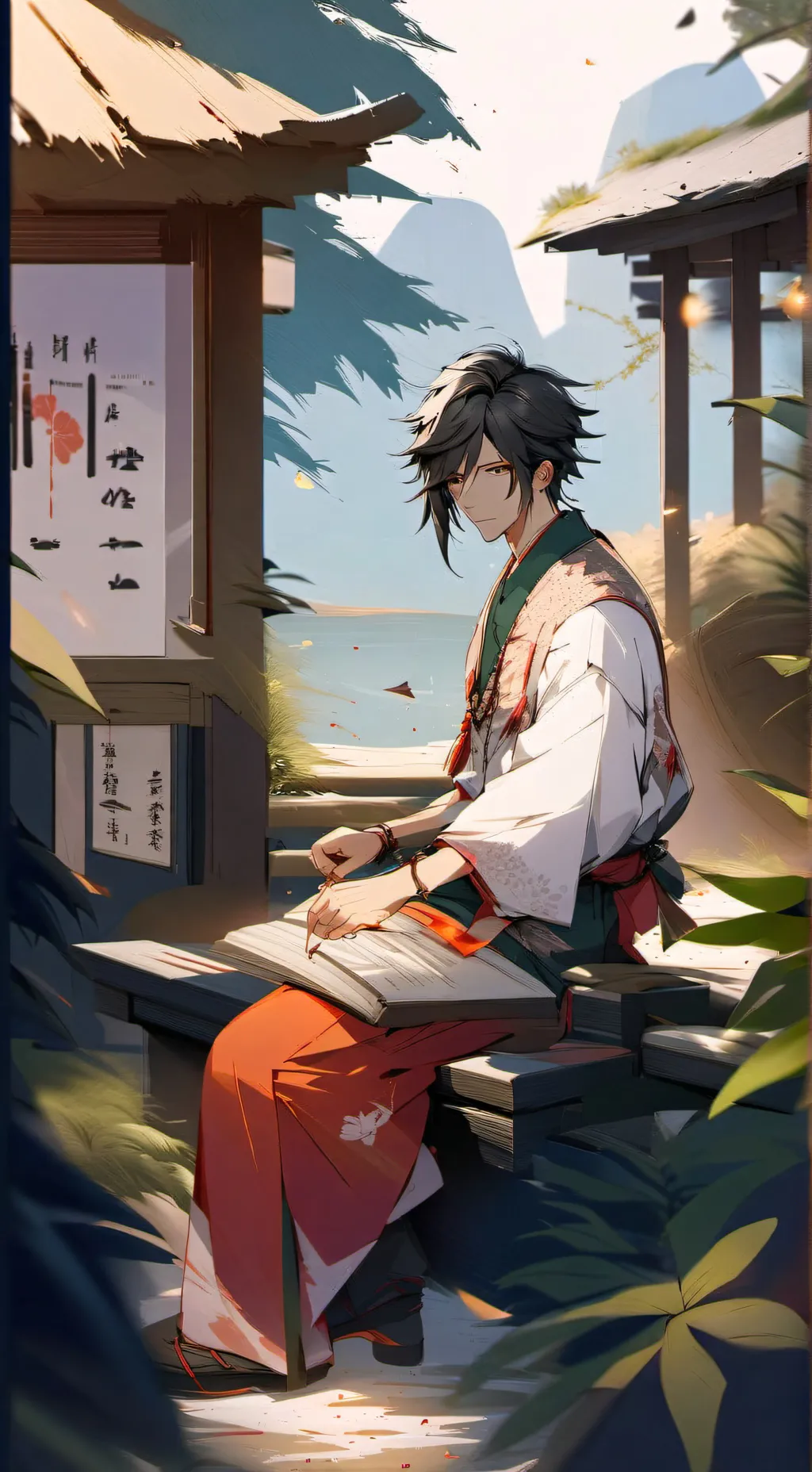 ai character: ":'bex':" background