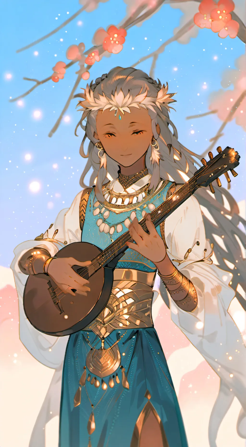 ai character: Genshin background