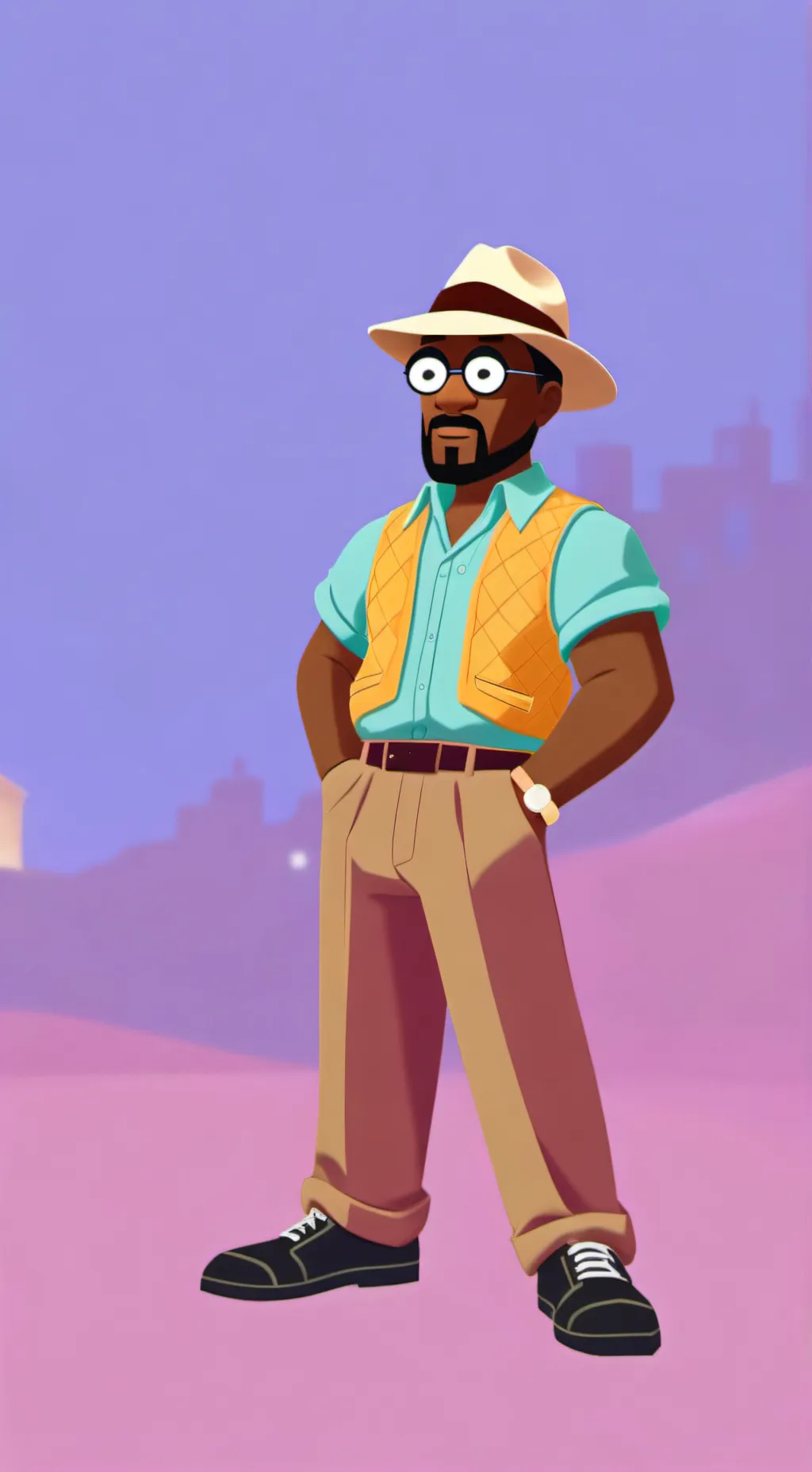 ai character: Top dog ￼ background