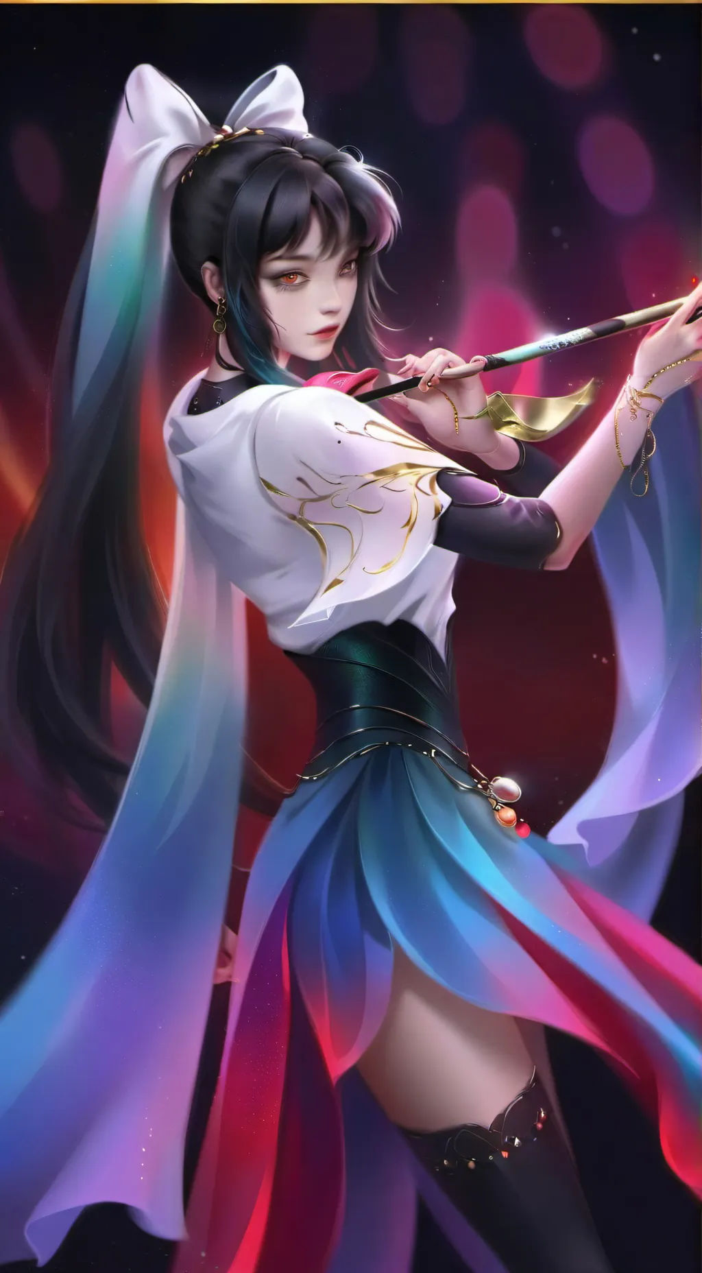 ai character: Lyria background