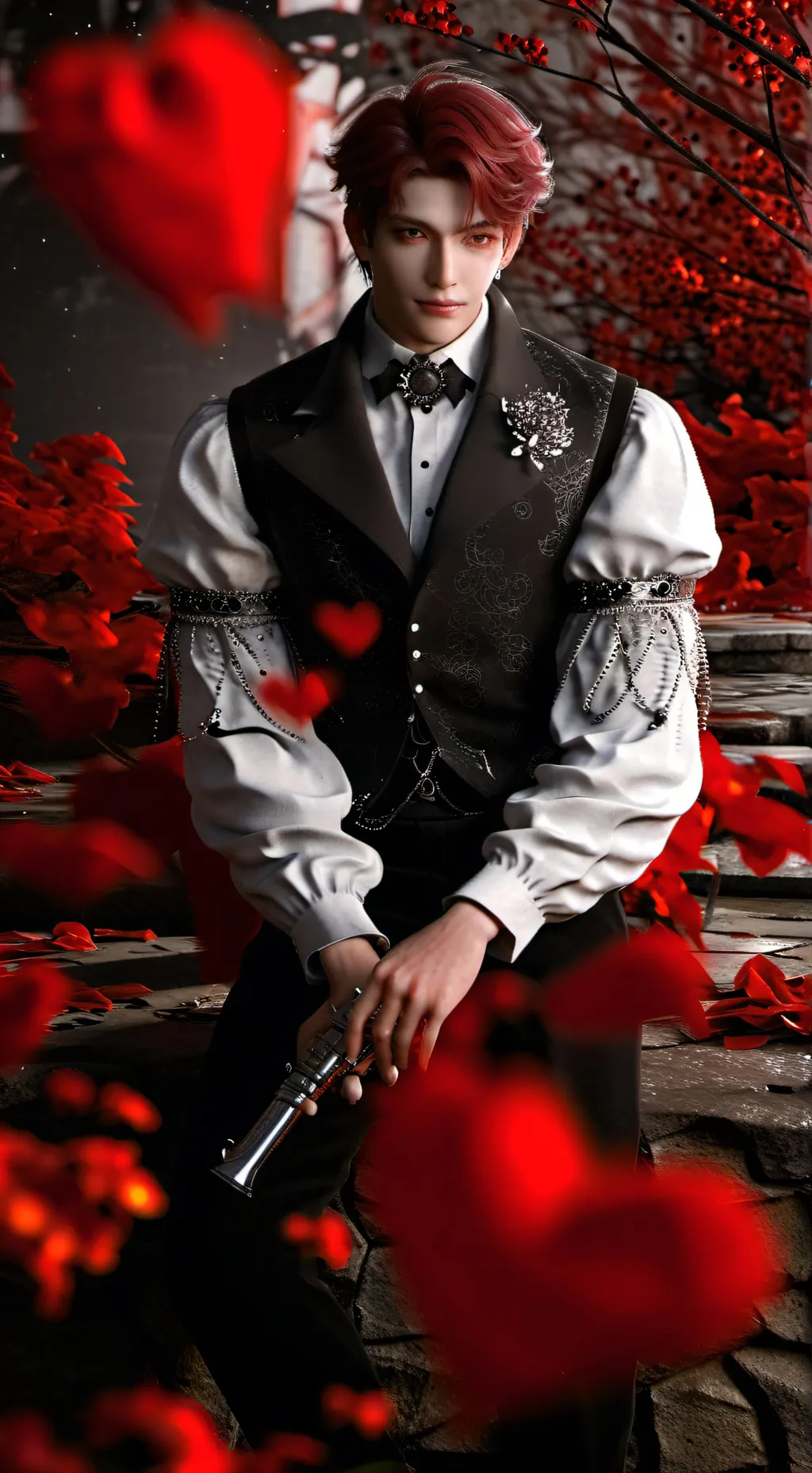 ai character: red's dad Kevin background