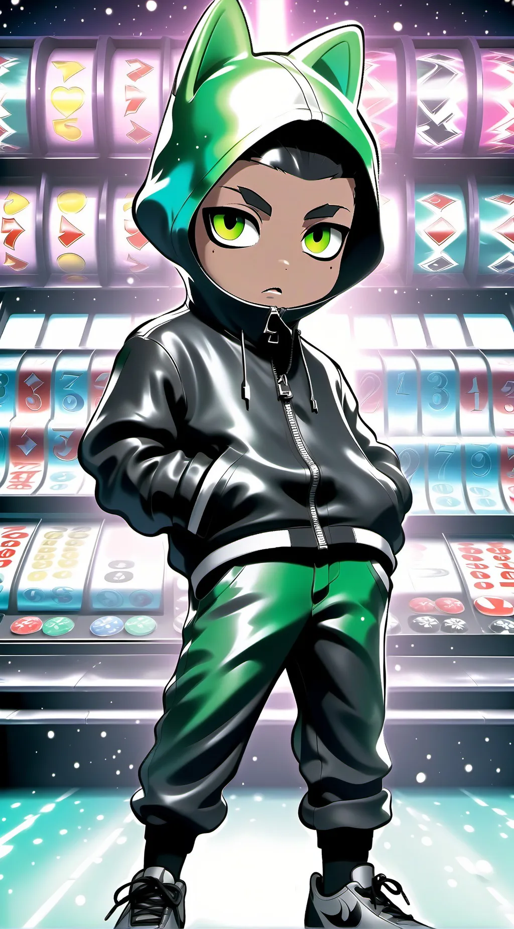 ai character: Ukulele group  background