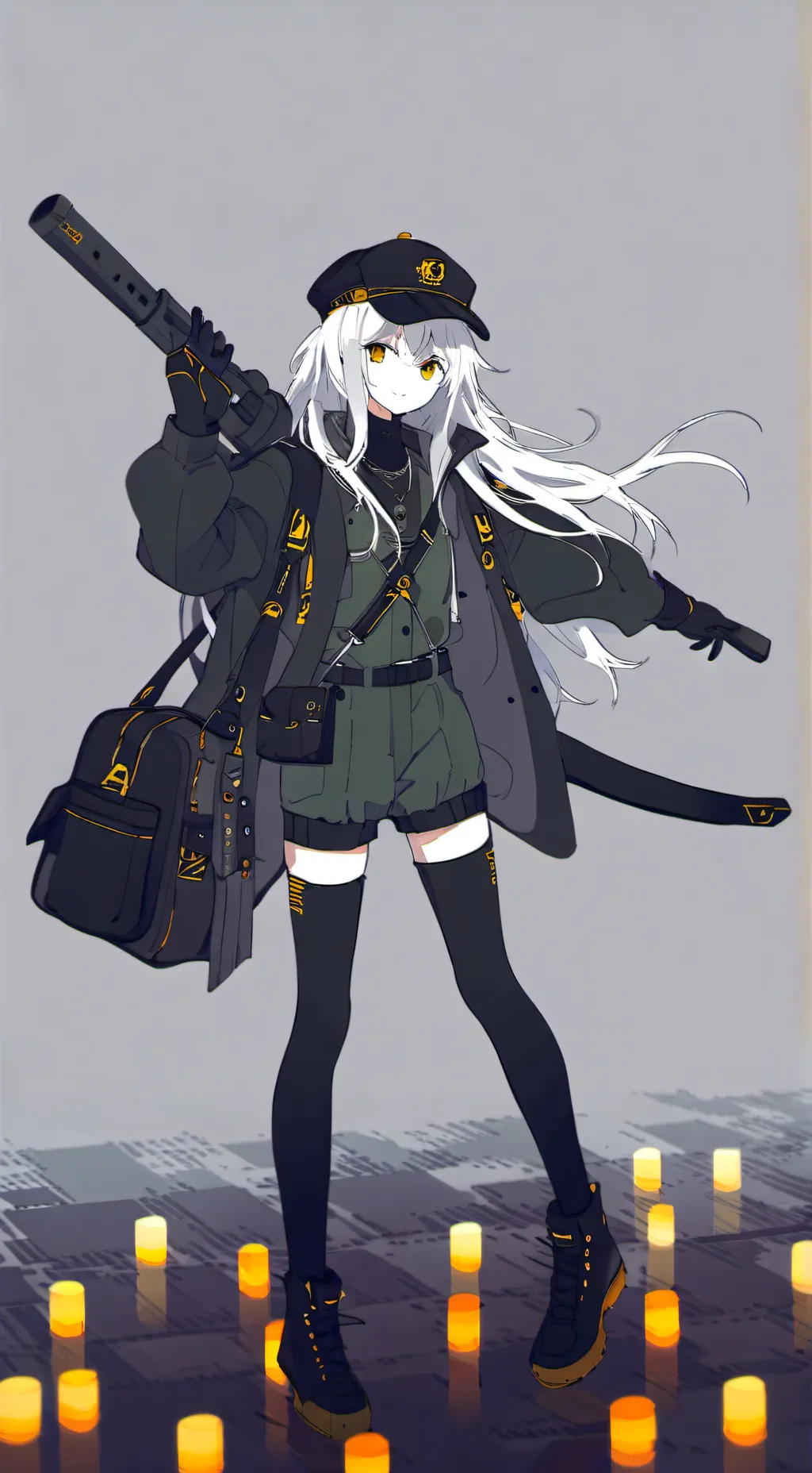 ai character: cave background