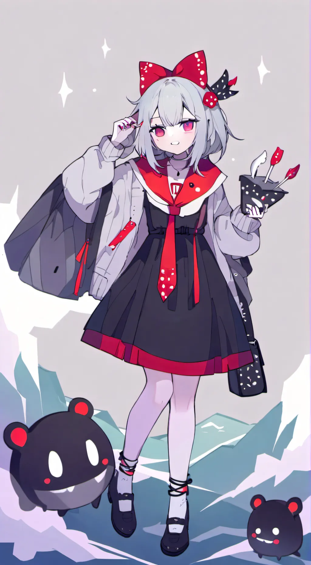 ai character: 未知(Michi) background