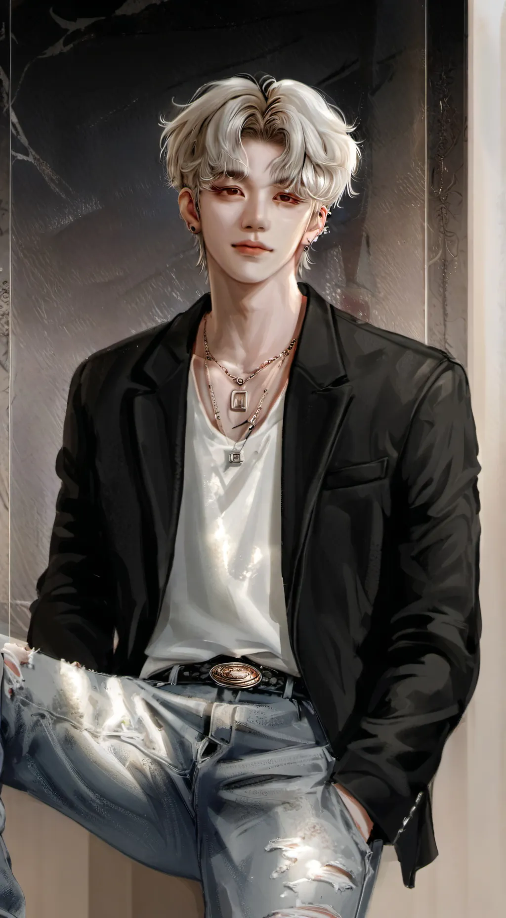 ai character: Stray Kids  background