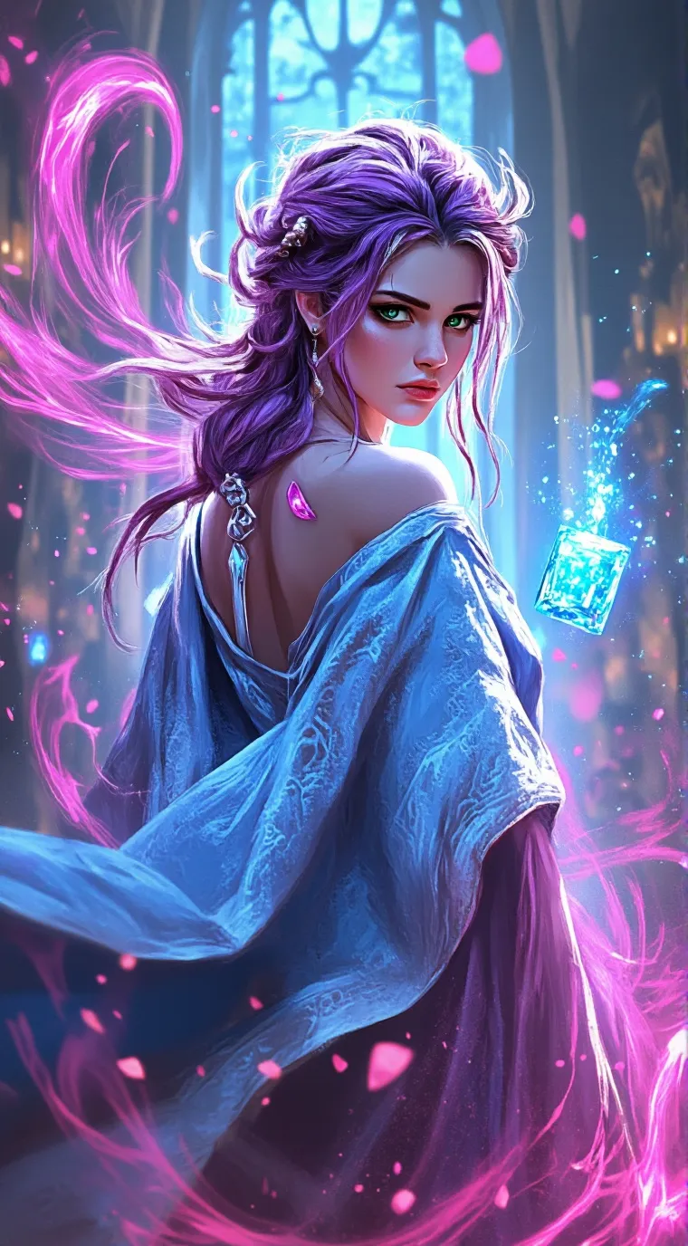 ai character: Vesper background