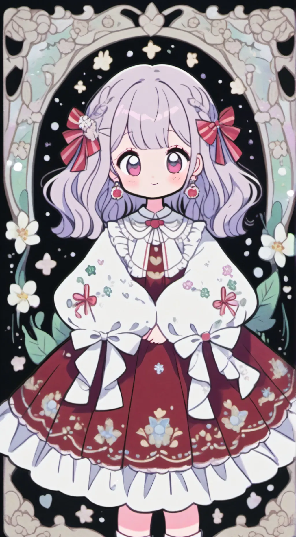 ai character: Painting background