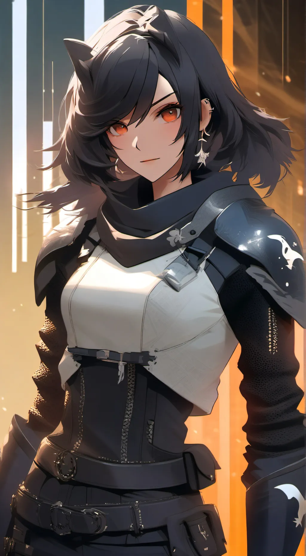 ai character: Katie  background