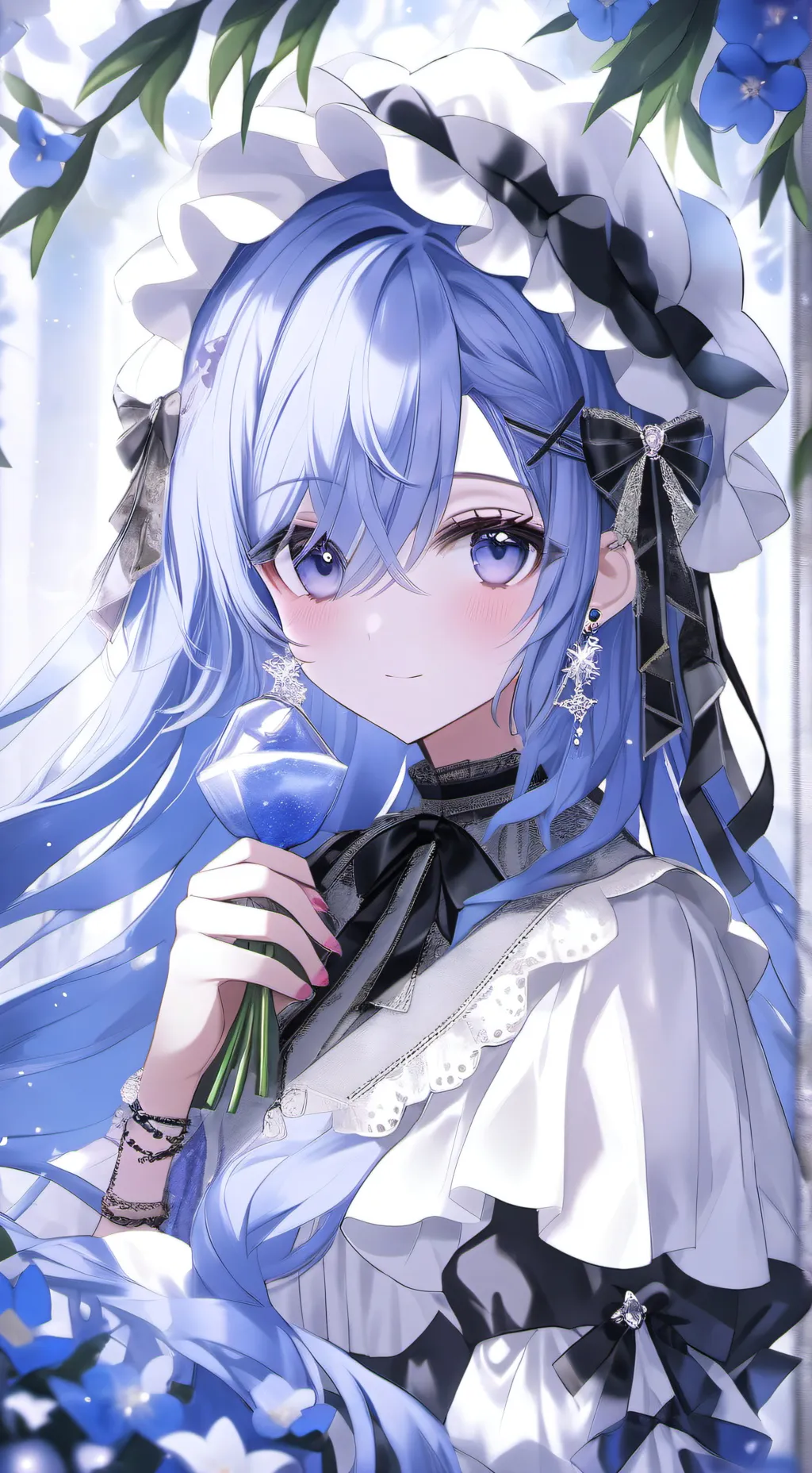 ai character: Giyushino 🦋🌊 background