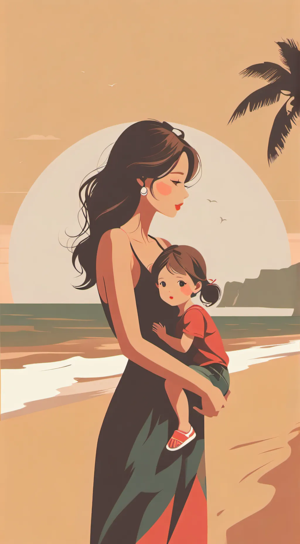 ai character: Marie & Ellie background