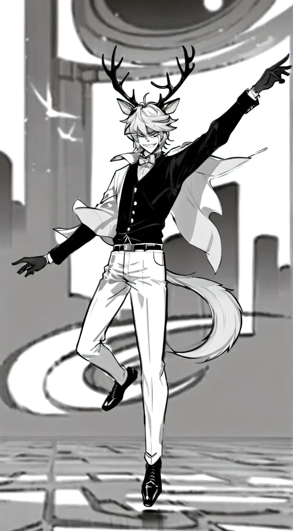 ai character: Alastor gossip! background