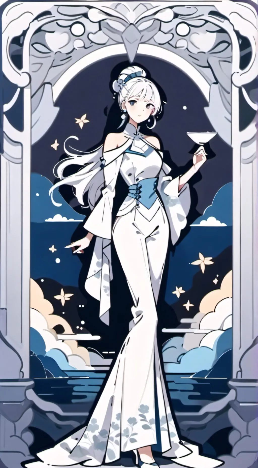 ai character: Angela background