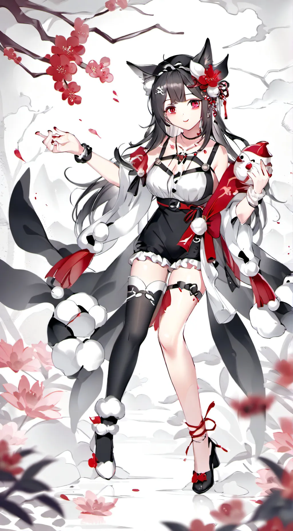 ai character: neko background