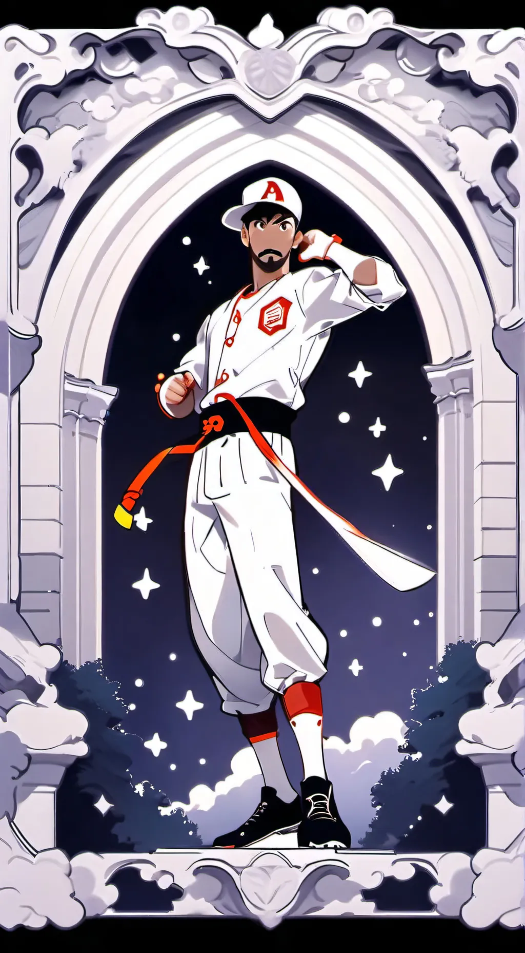 ai character: ciborg 3000 2350 background