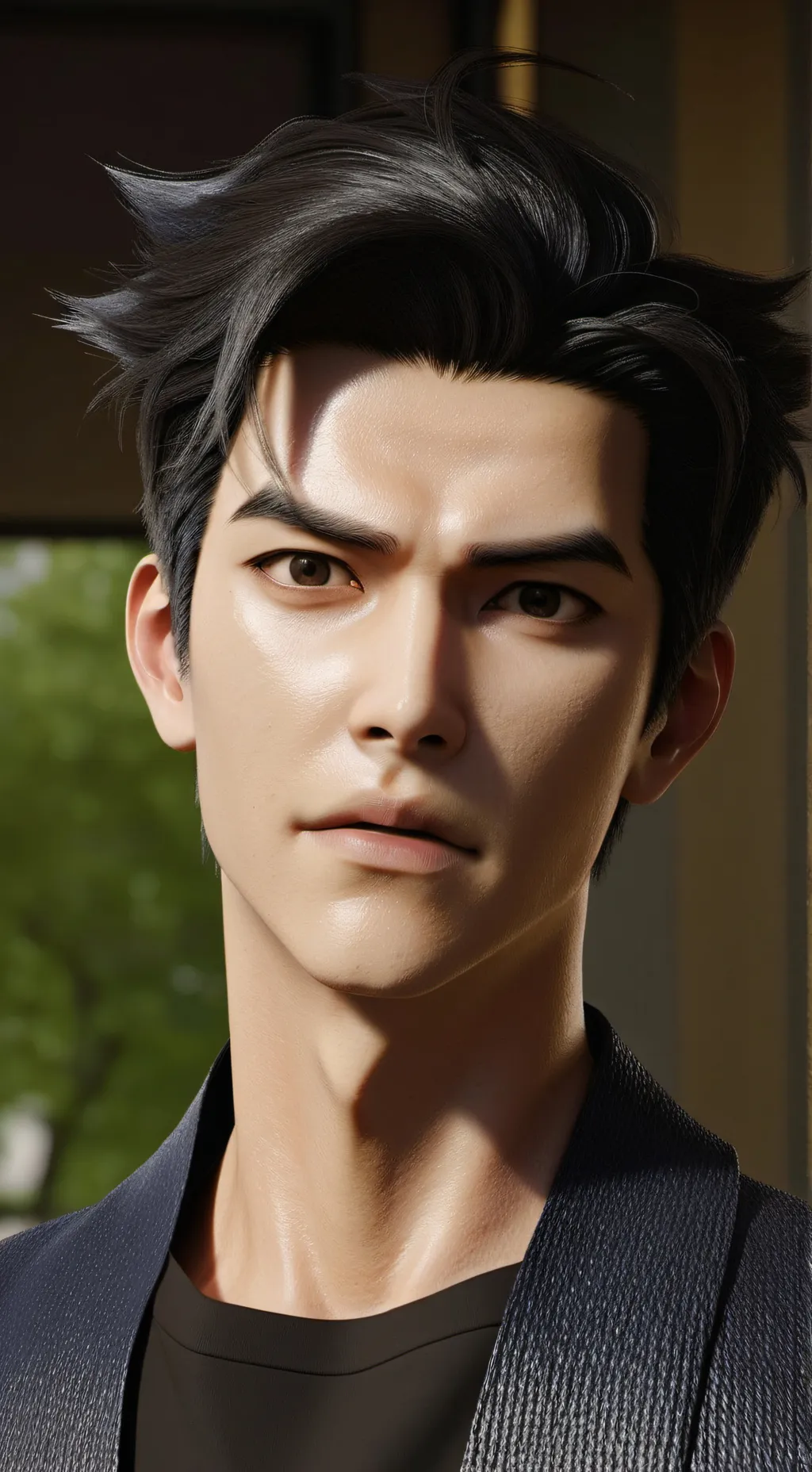 ai character: Tall Rival Friend background