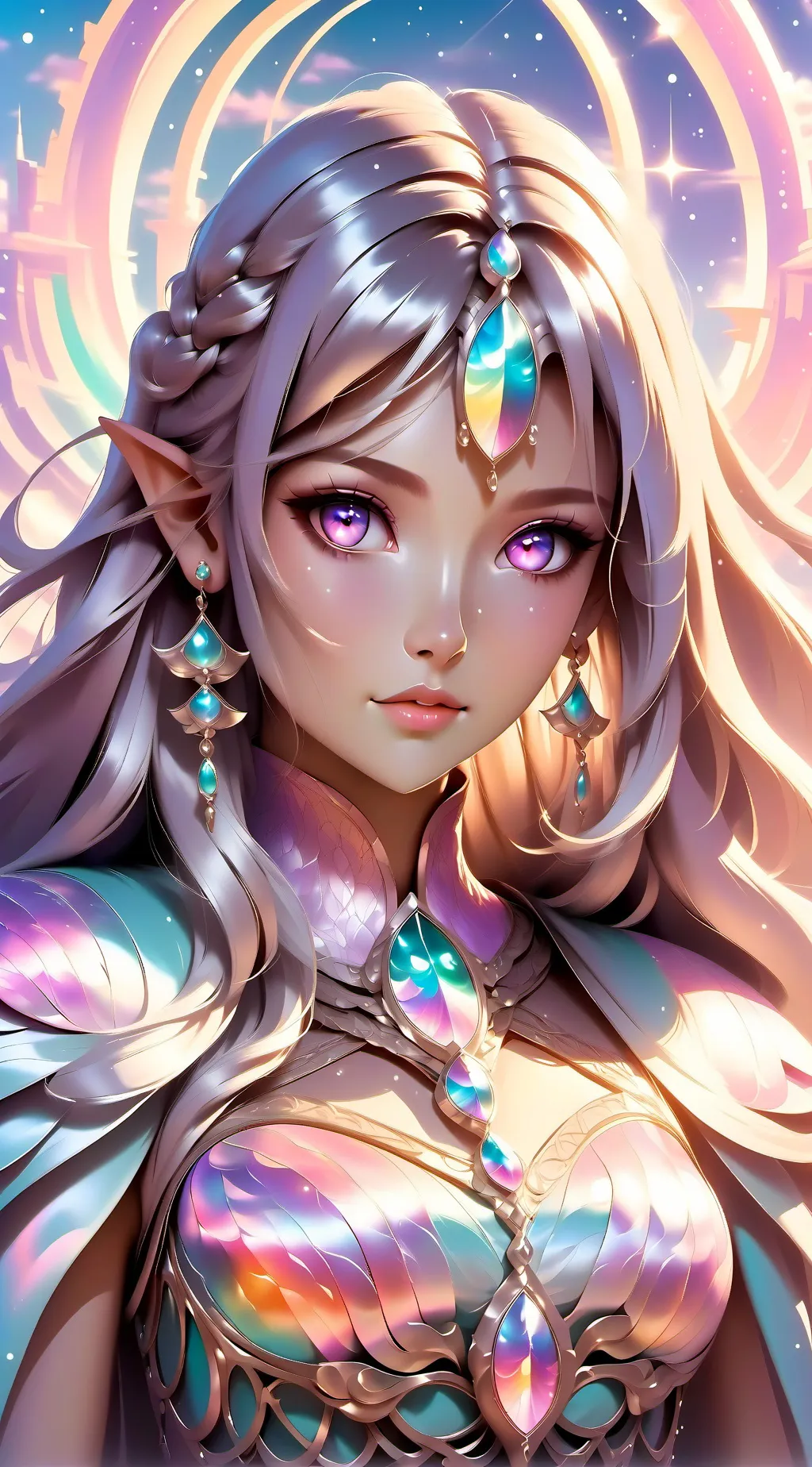 ai character: Sakura background