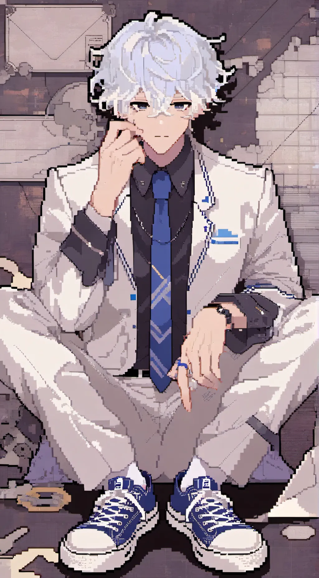 ai character: Animatic battle background