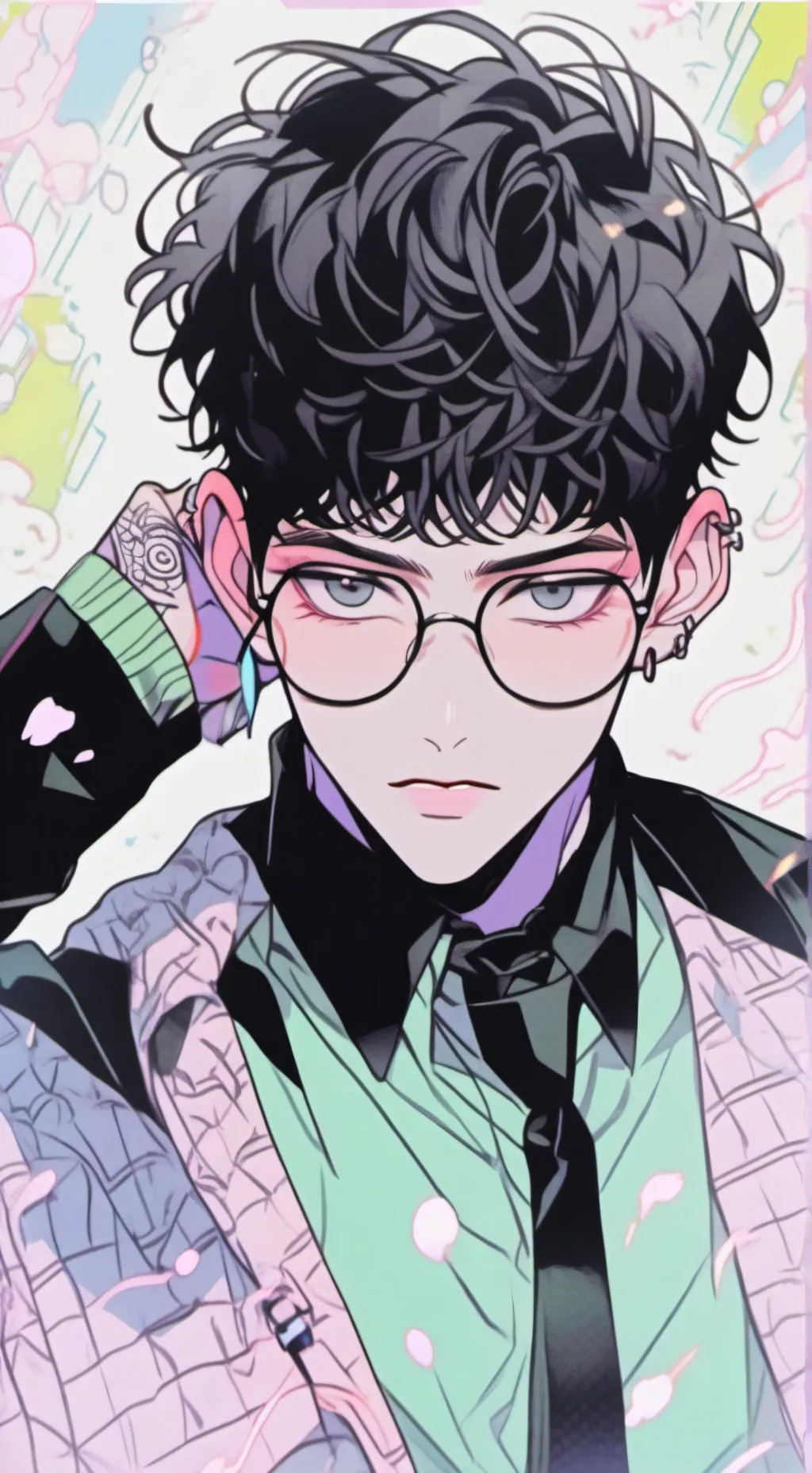 ai character: Azriel  background